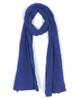 Nusantara CornflowerDenim Thai Cotton Solid Scarf