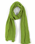 Nusantara Grass Thai Cotton Solid Scarf