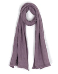 Nusantara Lavender Thai Cotton Solid Scarf