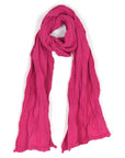 Nusantara Lipstick Pink Thai Cotton Solid Scarf