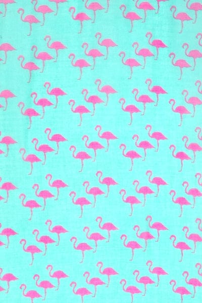 Nusantara Pink Flamingo Cotton Modal Printed Scarf