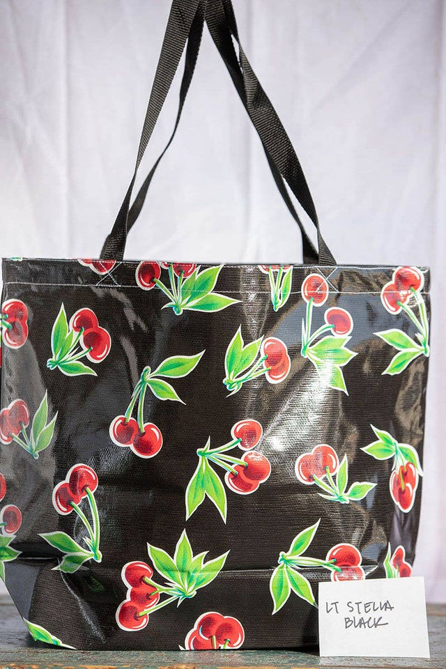 Oilcloth International bag Black Stella Tote - Large