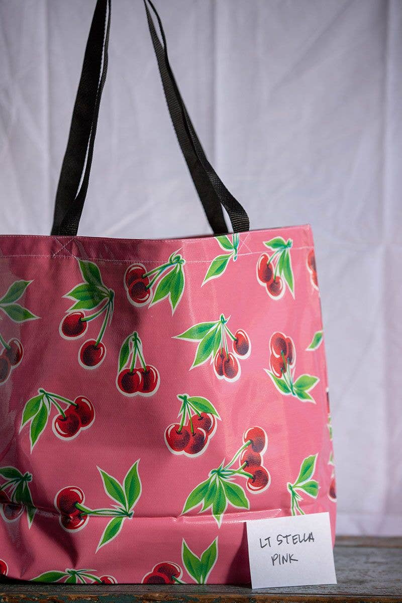 Oilcloth International bag Pink Stella Tote - Large