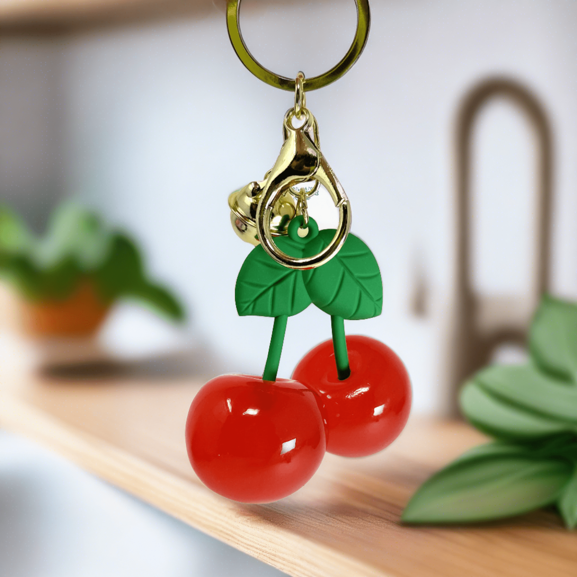 Rainbow Unicorn Birthday Surprise Hair Accessory Charming Cherries 🍒 Key Chain/ Bag Charm