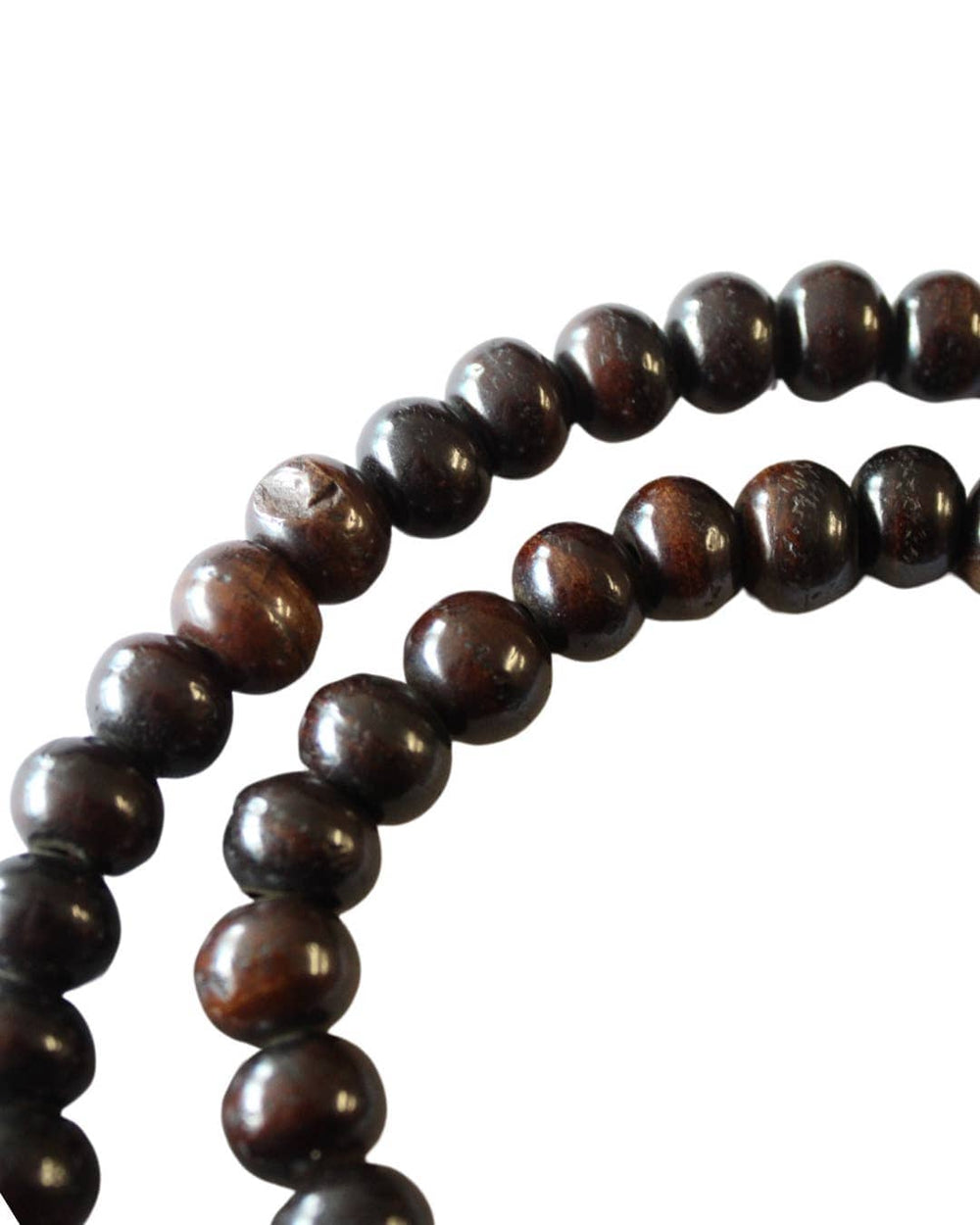 Tika Bracelet Dark Bone Mala- 10mm