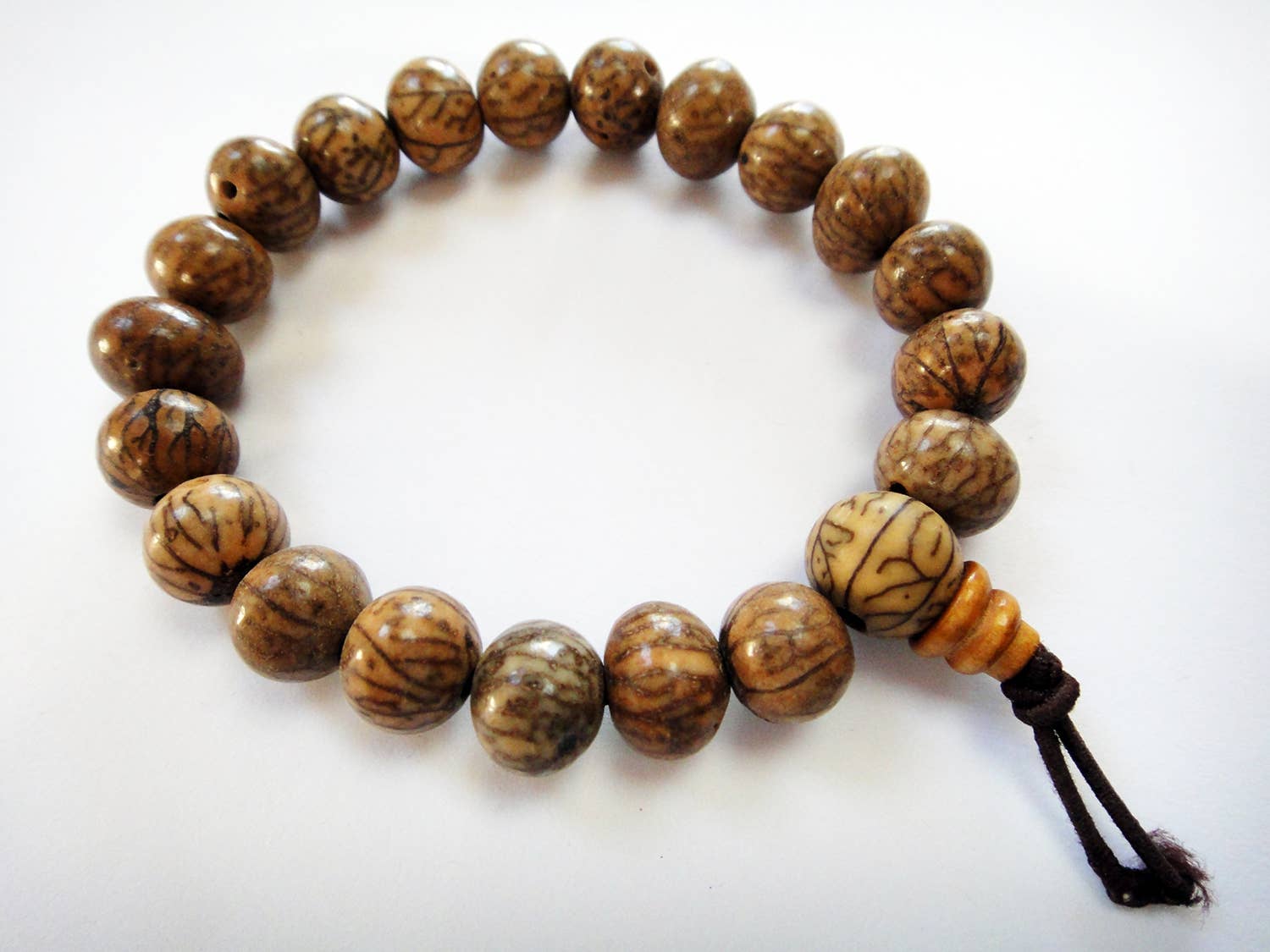 Tika Bracelet Lotus Pebble Mala Bracelet