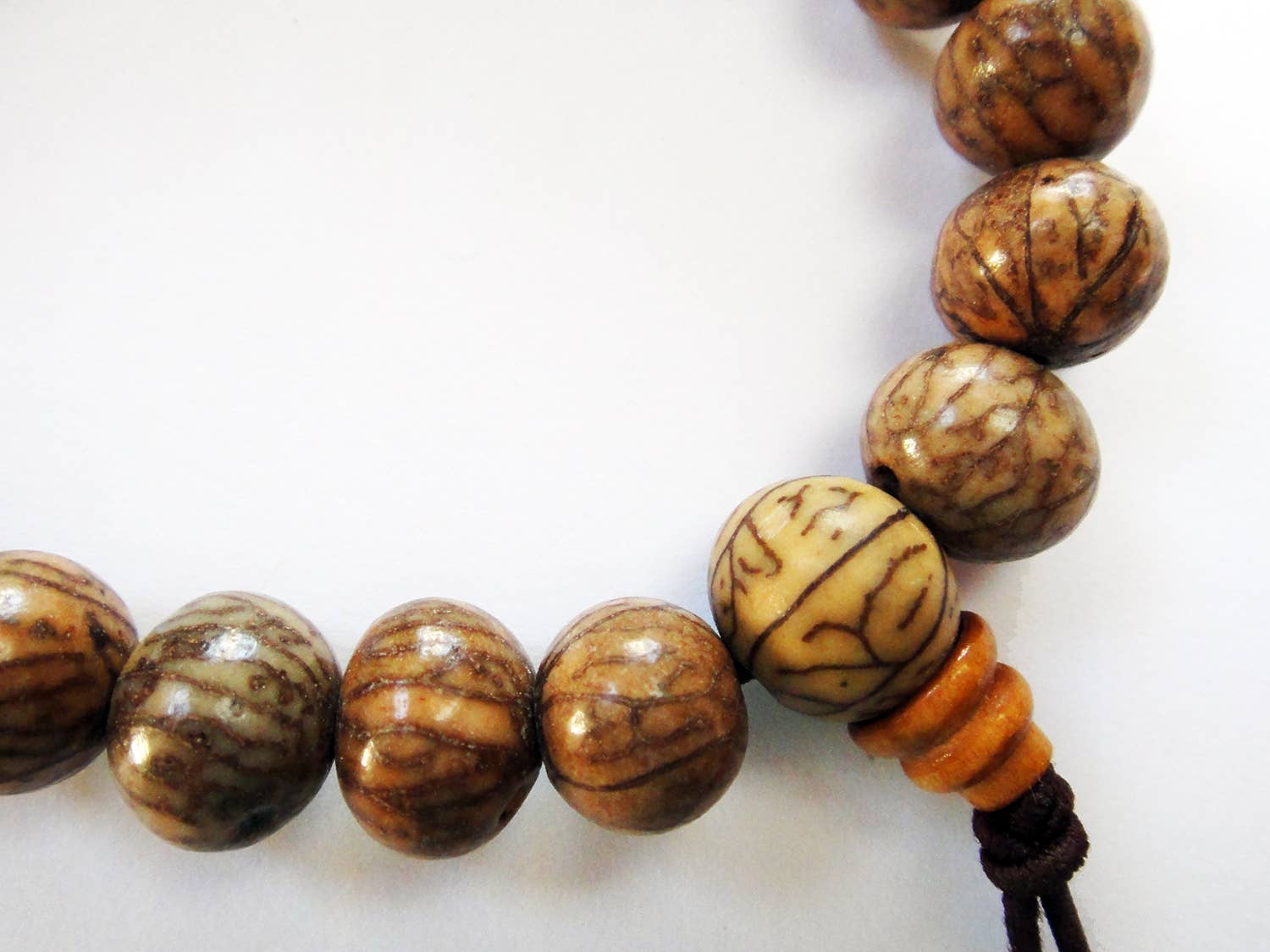 Tika Bracelet Lotus Pebble Mala Bracelet