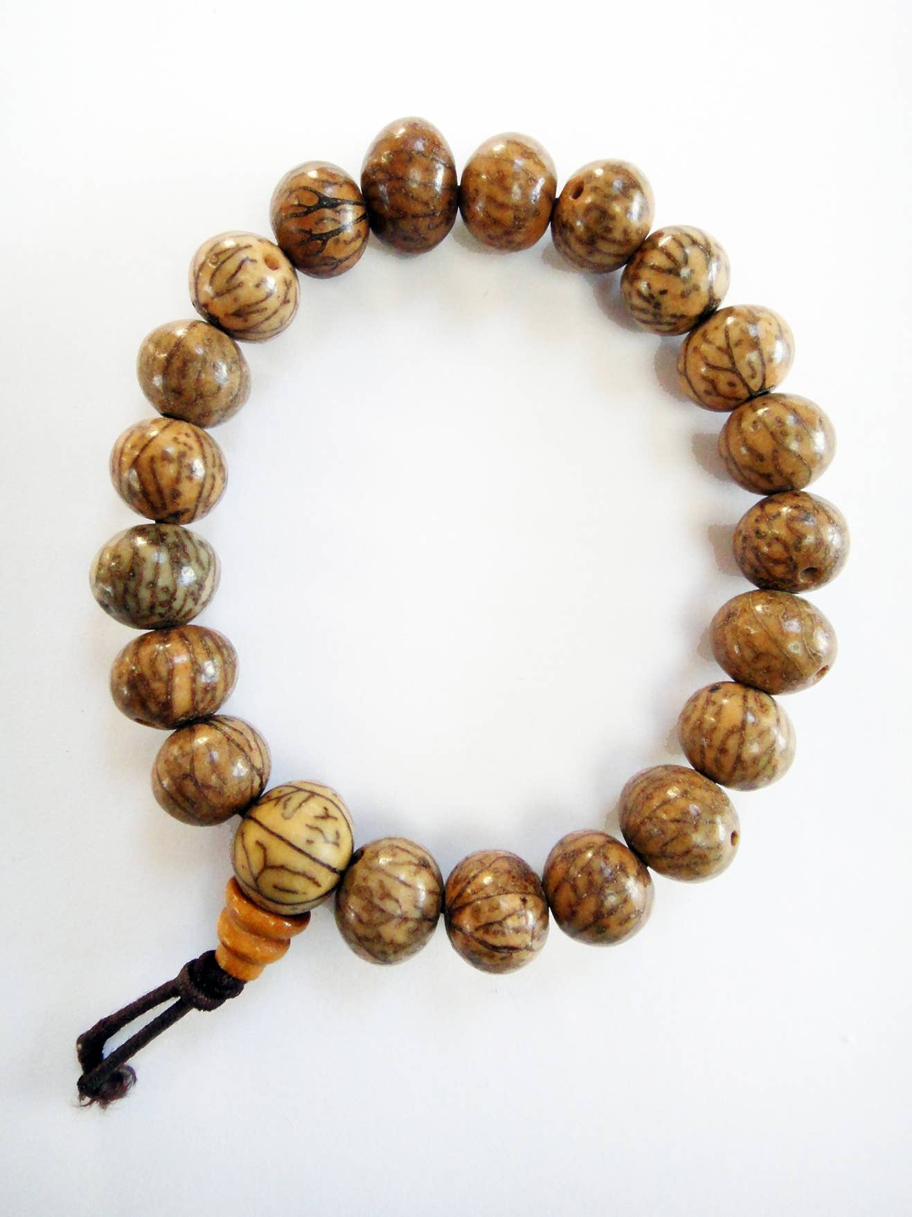 Tika Bracelet Lotus Pebble Mala Bracelet