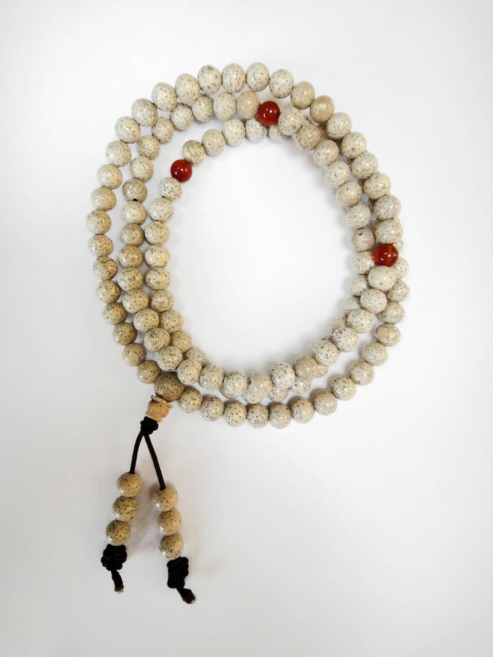 Tika Bracelet Lotus Seed Mala - Small White Precious