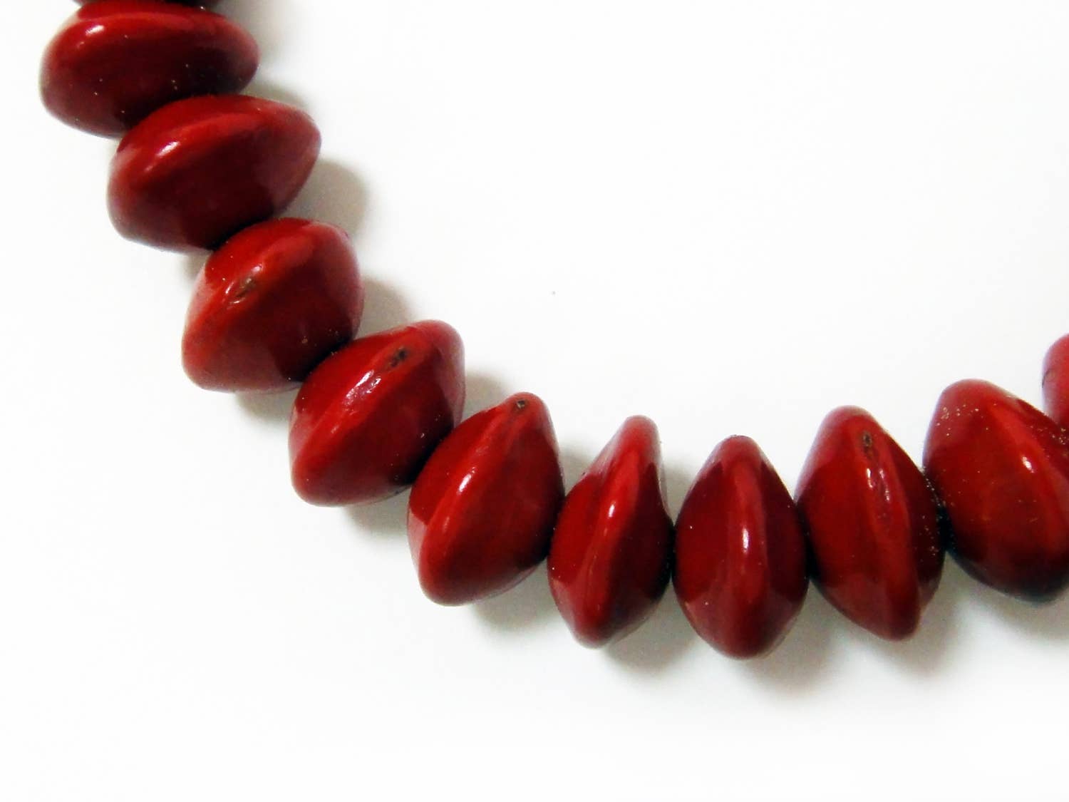 Tika Bracelet Red Rondel Seed Bracelet