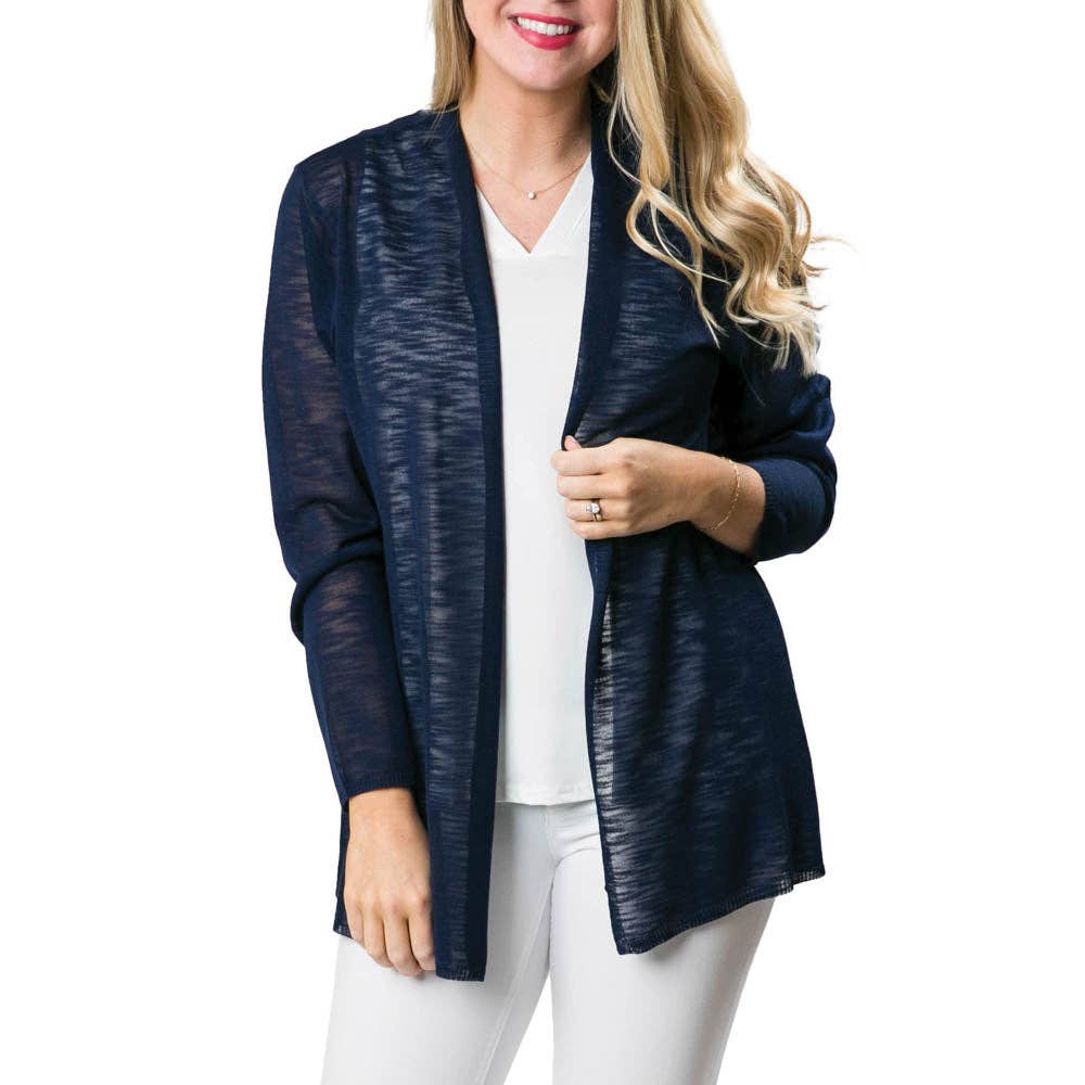 Top It Off Navy / Small/Medium Dakota Cardigan - Sale $7.50