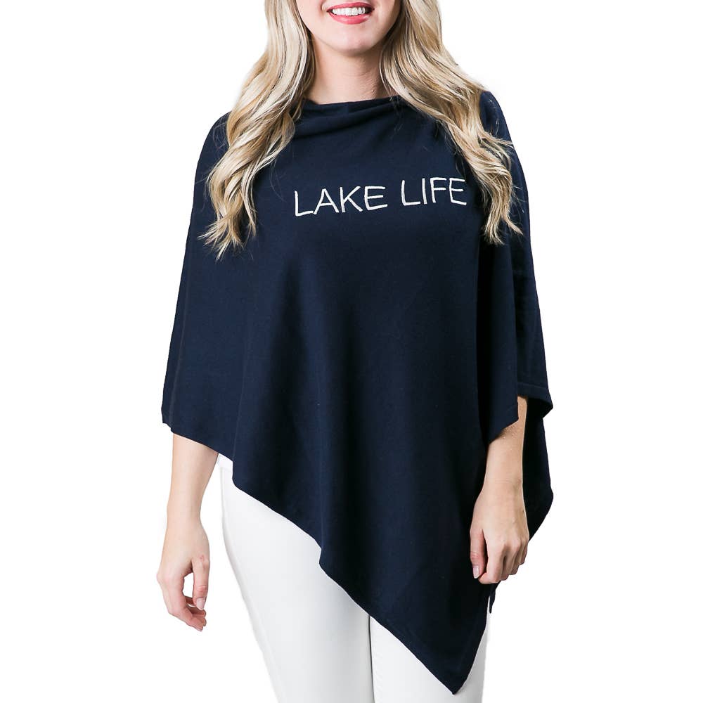 Top It Off Poncho Boardwalk Poncho