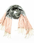 Top It Off Scarf Gray and Pink Talia Scarf