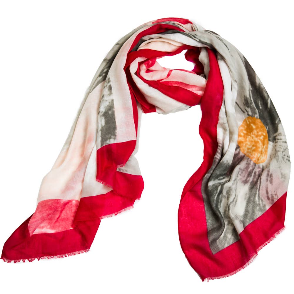 Top It Off Scarf Red Cordelia Scarf