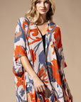 Urbanista ORANGE BLUE MULTI Orange Blue Multi Kimono