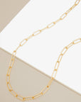 ZENZII Jewelry Necklace Classic Paperclip Link Necklace