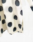 Dolma top Dolma Black and White Dot Printed Tunic