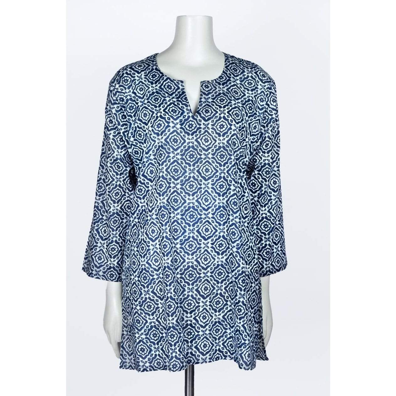 Dolma top Dolma Blue Medallion Tunic