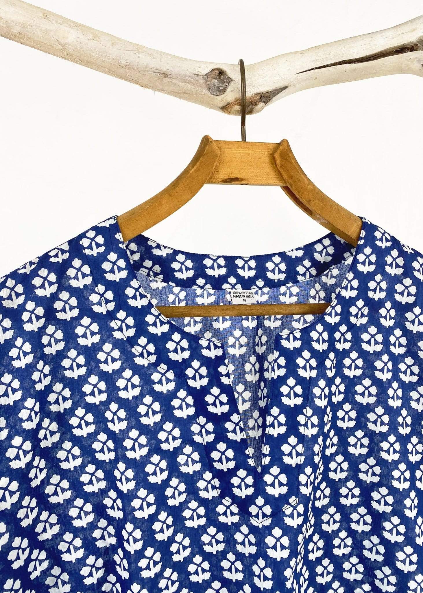 Dolma top Dolma Sailor Blue Printed Tunic