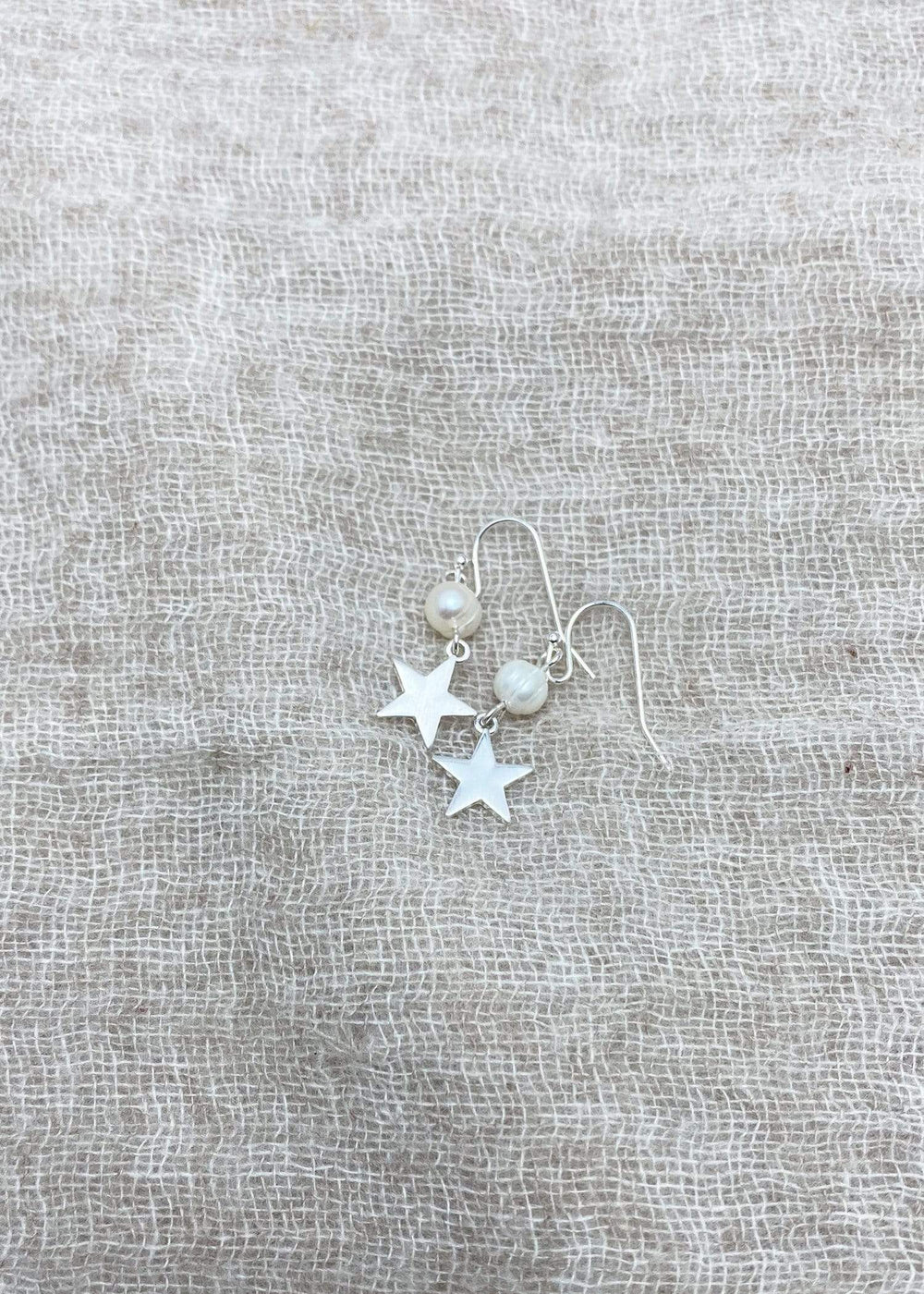 Haystacks Earring Lucky Star Pearl Drop Earring