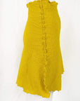 Haystacks Jacquard Knit Bias Ceylon Yellow Mateya Matelasse Jacquard Knit Bias Skirt