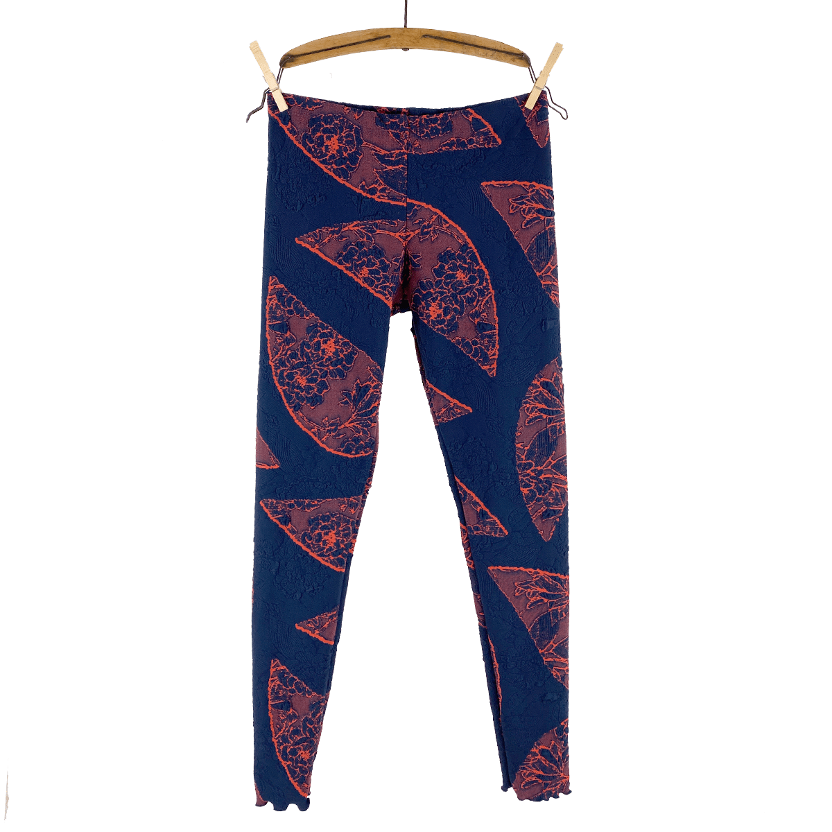 Haystacks Legging One Size Marinho Novo Jacquard Knit Legging