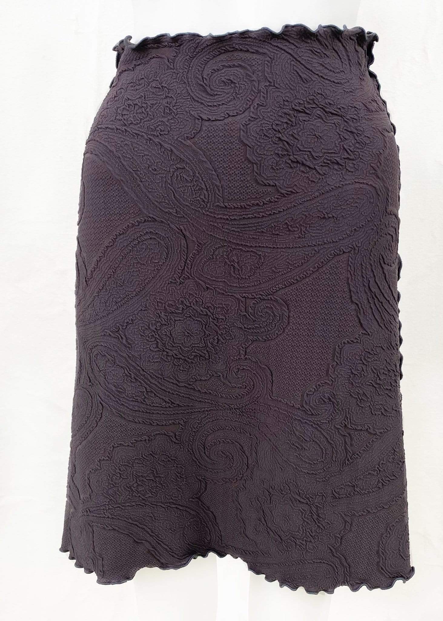 Haystacks Pavement Clipe Jacquard Knit Bias Skirt