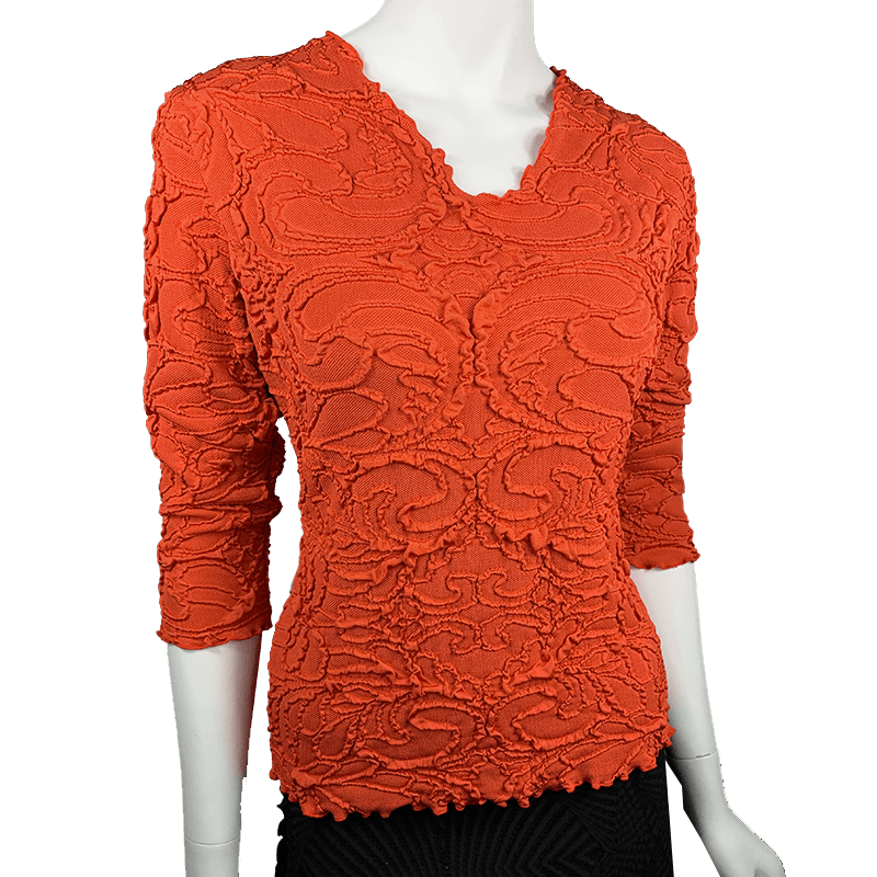 Haystacks Pureed Pumpkin Fluence Surreal Textured Top