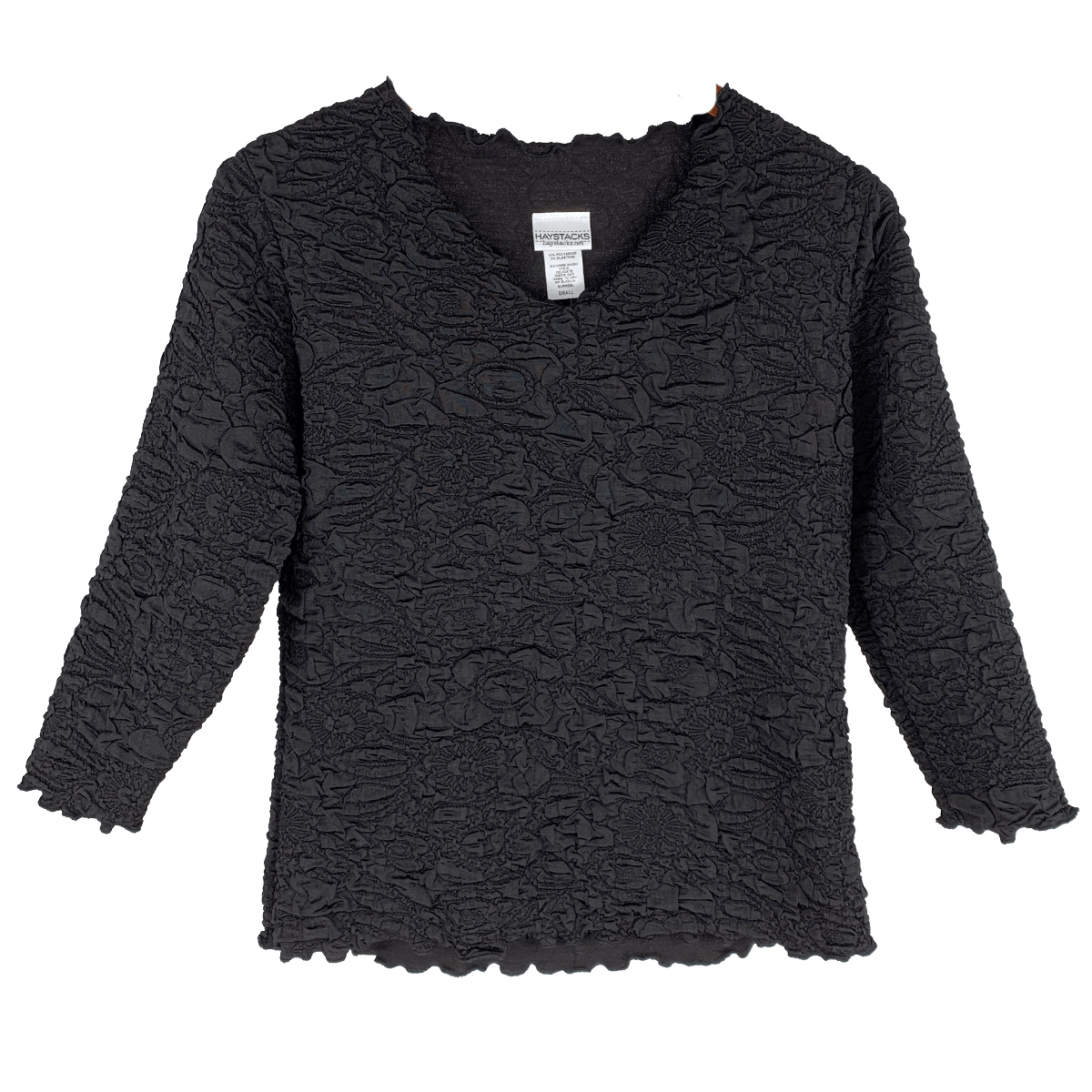 Haystacks top Black Aduena Surreal Top