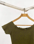 Haystacks top Haystacks Beech Shantung Brazilian Textured Ballet Top