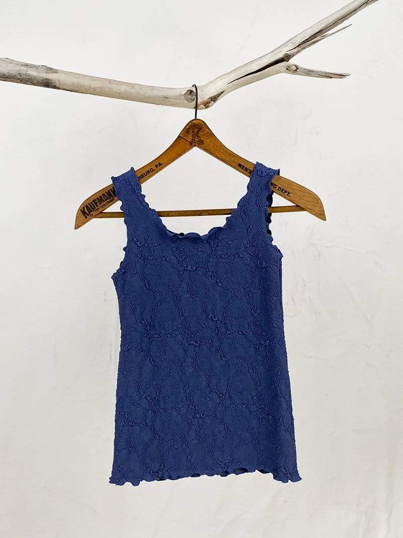 Haystacks top Haystacks Blue Indigo Jafa Charming Tank Top