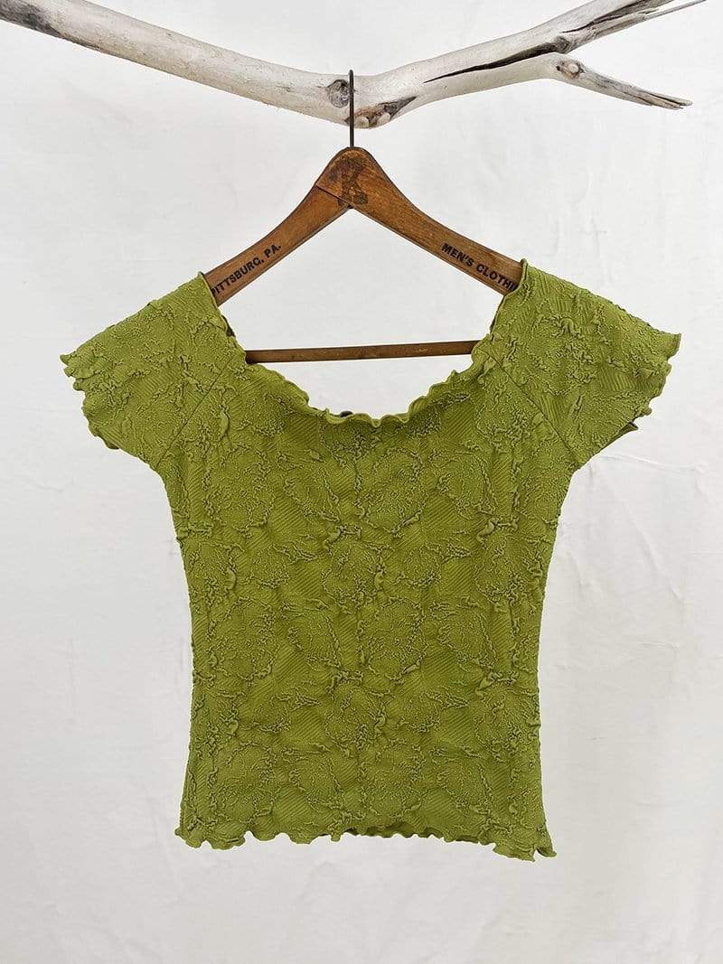 Haystacks top Haystacks Woodbine Jafa Brazilian Textured Ballet Top