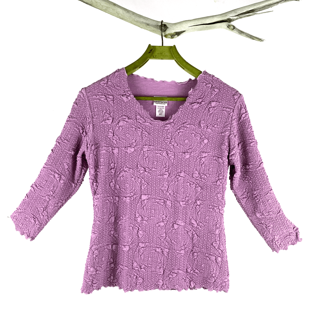 Haystacks top Regal Violet Lyrac Surreal Top