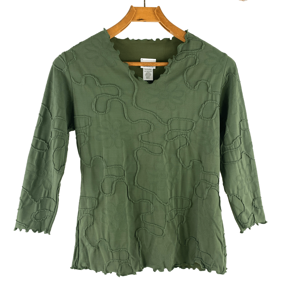 Haystacks top Thyme Conduit Surreal Textured Top