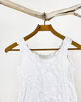 Haystacks top White Conduit Textured Charming Tank Top