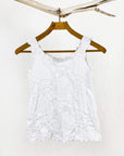 Haystacks top White Conduit Textured Charming Tank Top