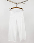 Leelanau Cotton pant White / Small Haystacks Leelanau Cotton French Terry Cropped Pant