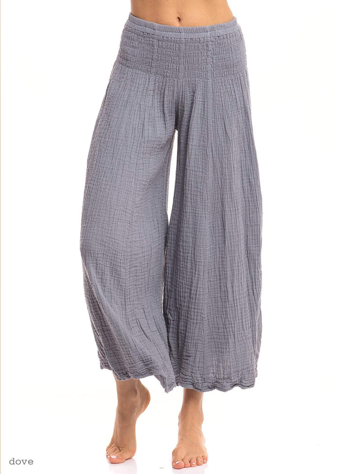 Nusantara Shirred Elastic Waist Pant