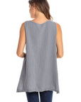 Nusantara top Thai Cotton V-neck Tank